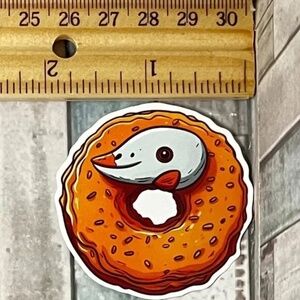 🌀10/$10🌀 Donut Reusable Waterproof Vinyl Sticker Decal